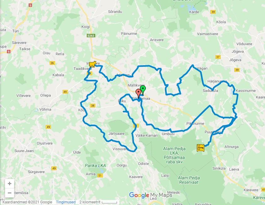 Kahekümne seitsmenda roheliste rattaretke